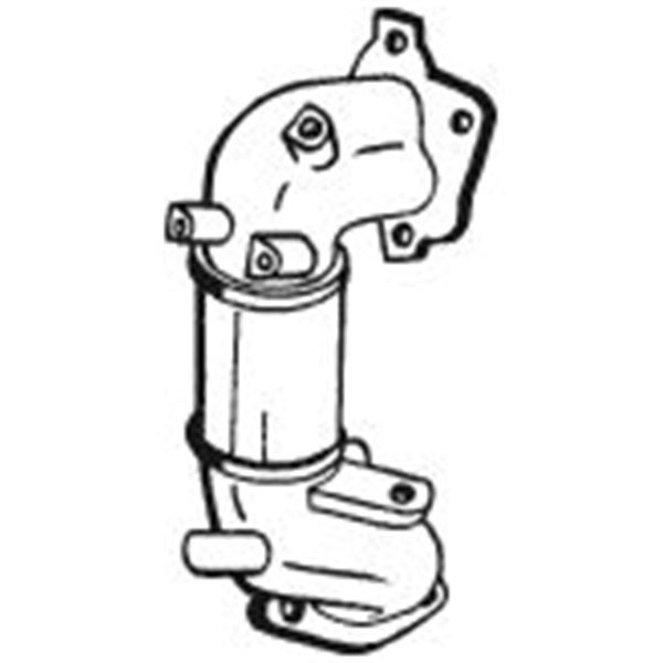 1 catalyseur Bosal 090471