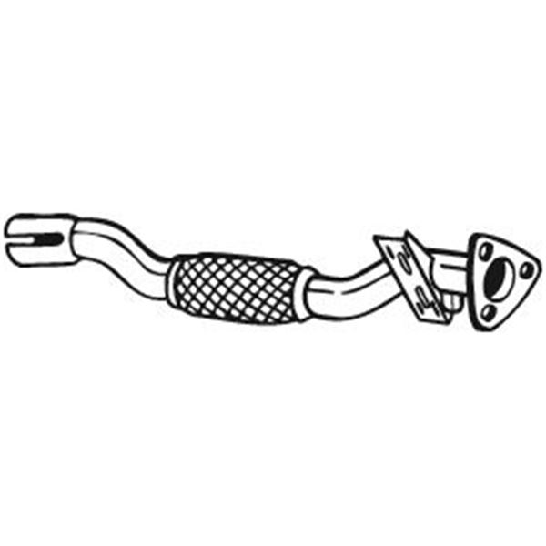 1 tuyau d'échappement Bosal 750059