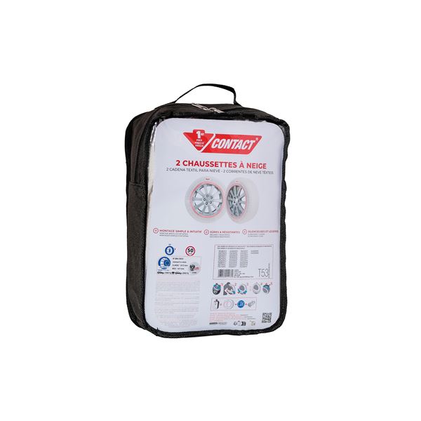 2 chaussettes a neige T52 CONTACT