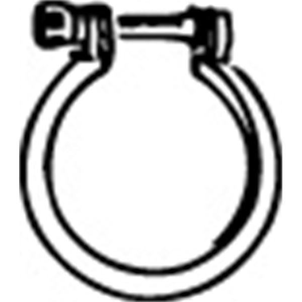 1 collier d'échappement Walker 80520