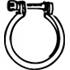1 collier d'échappement Walker 80769