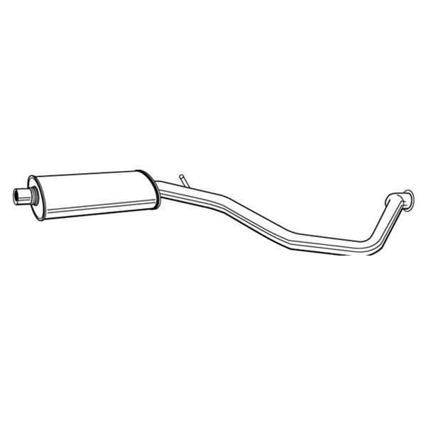 1 silencieux d'échappement intermédiaire Walker 23416