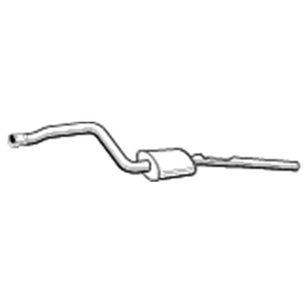 1 silencieux d'échappement intermédiaire Walker 24034