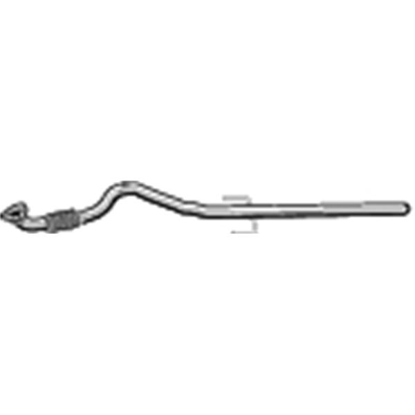 1 tube d'échappement intermédiaire Walker 10637