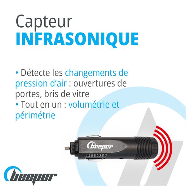 Alarme universelle pour camping-car CC et véhicules utilitaires VUL • XR5CC BEEPER