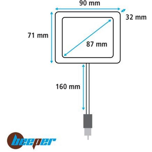 Caméra vidéo de recul et surveillance sans fil H1RF Beeper