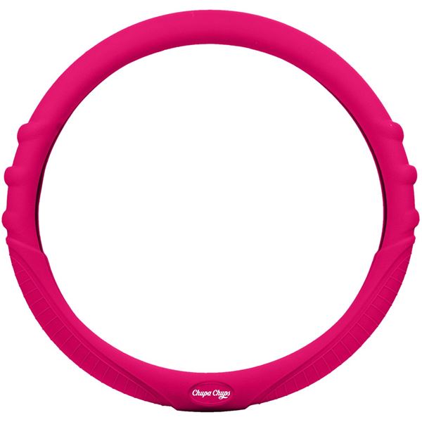 Couvre volant CHUPA CHUPS silicone rose parfumé