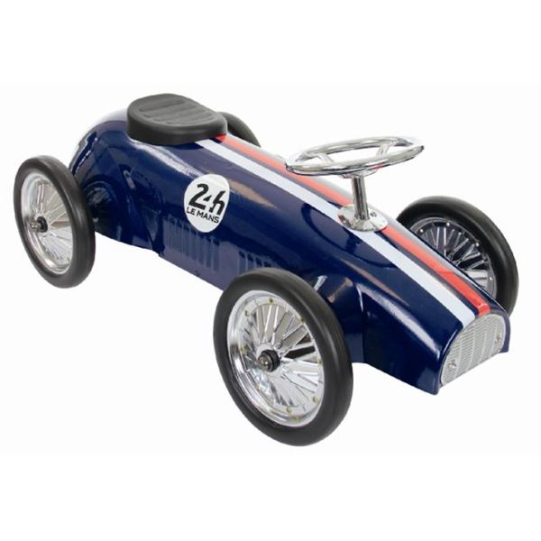 Porteur enfant et voiture de décoration 24H Le Mans