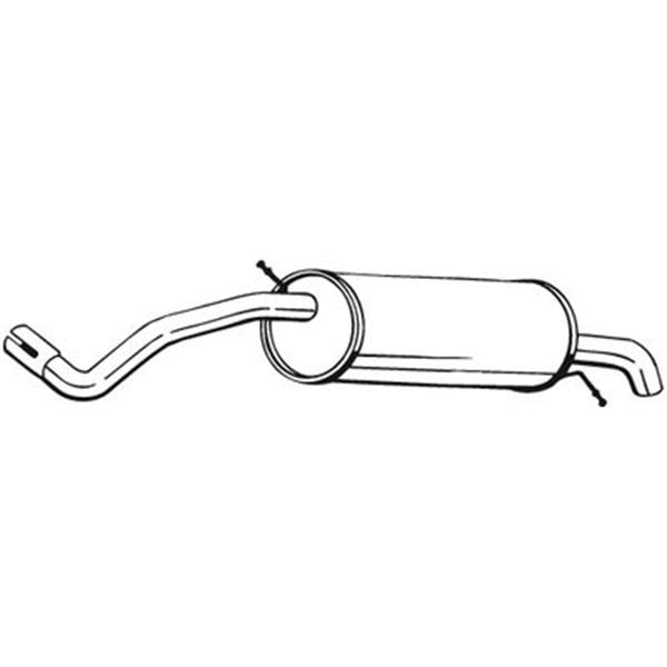 Silencieux arrière BOSAL 233347