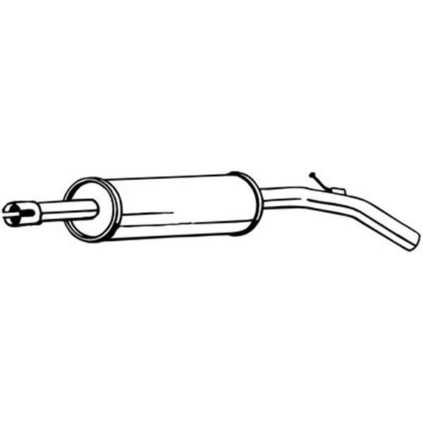 Silencieux intermédiaire BOSAL 233495