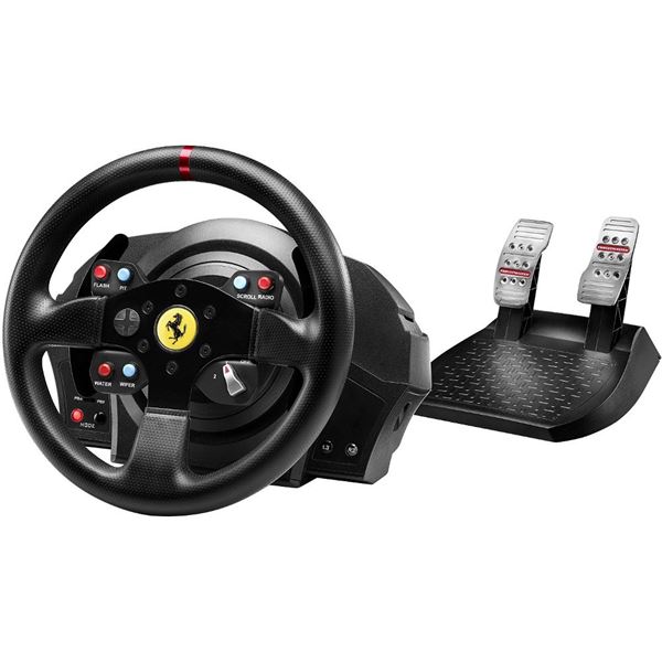 Pack volant et pédalier T300 Ferrari GTE pour PS4 Thrustmaster