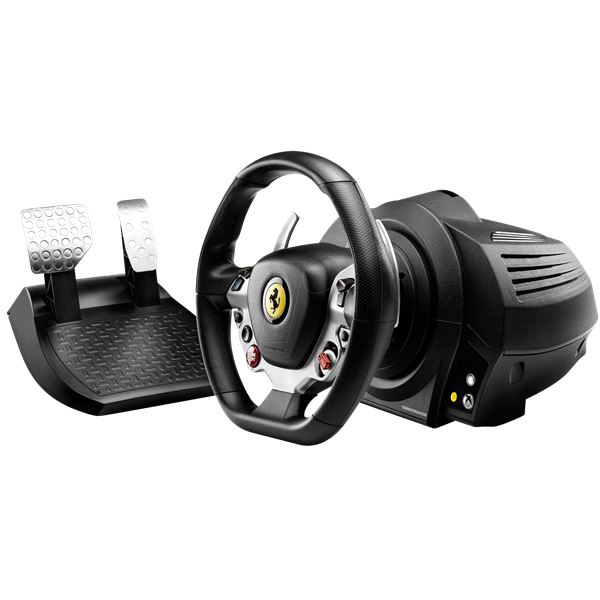 Pack volant et pédalier Ferrari 458 Spider RW pour XBOX Thrustmaster