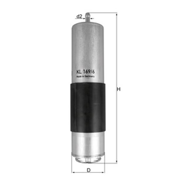 Filtre à gasoil KL169/6D Knecht