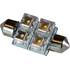 1 Ampoule navette 39mm 4 LEDS