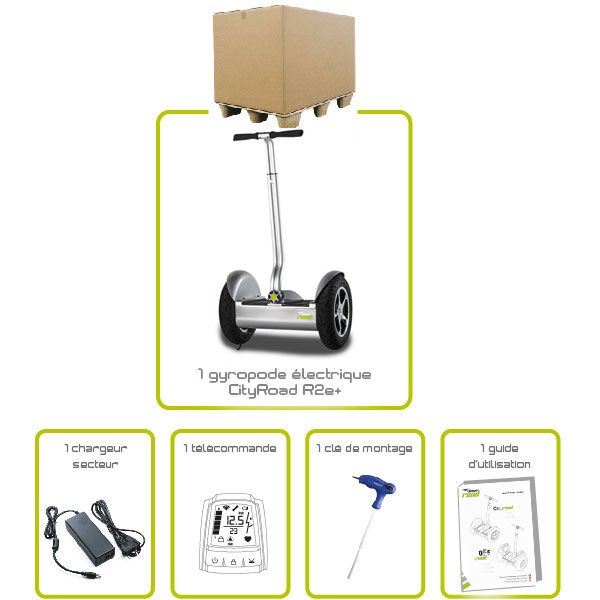 Gyropode électrique City Road R2e+ Beeper