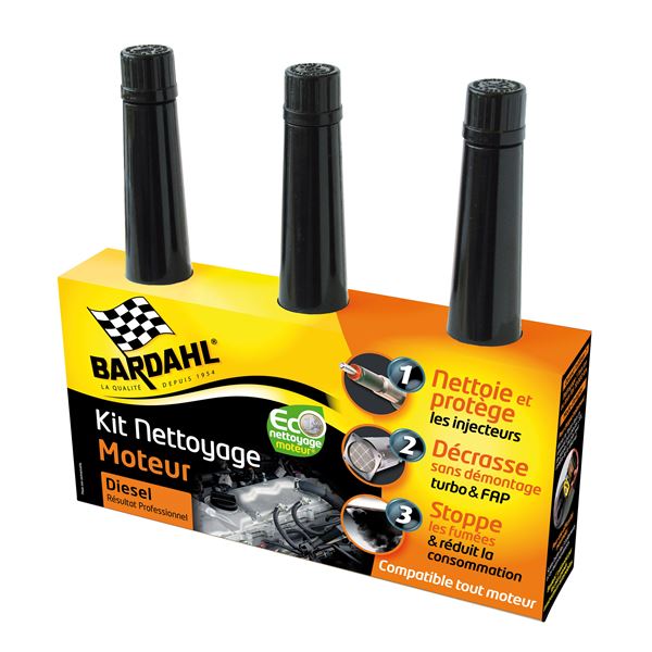Kit éco-nettoyage Diesel Bardahl