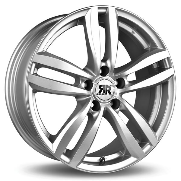 Jante aluminium Racer 17 pouces Argent Target