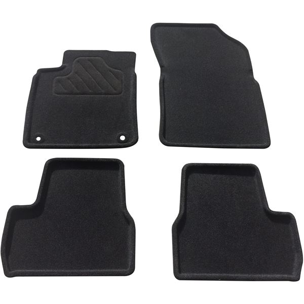 4 Tapis baquet SUR MESURE pour Clio 4 dep 2012