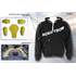 Sweatshirt noir et blanc Rider-Tec Taille XL