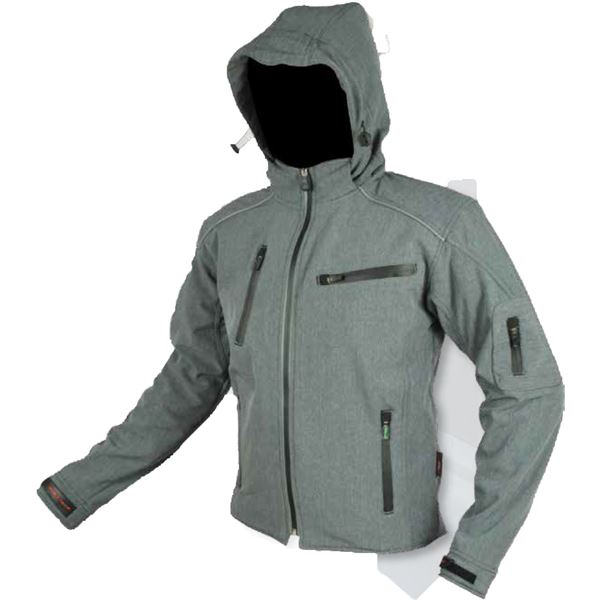 Veste moto softshell grise Rider-Tec Taille XL