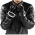 Gants moto-scooter été/demi-saison noir et blanc Race RIDER-TEC Taille M