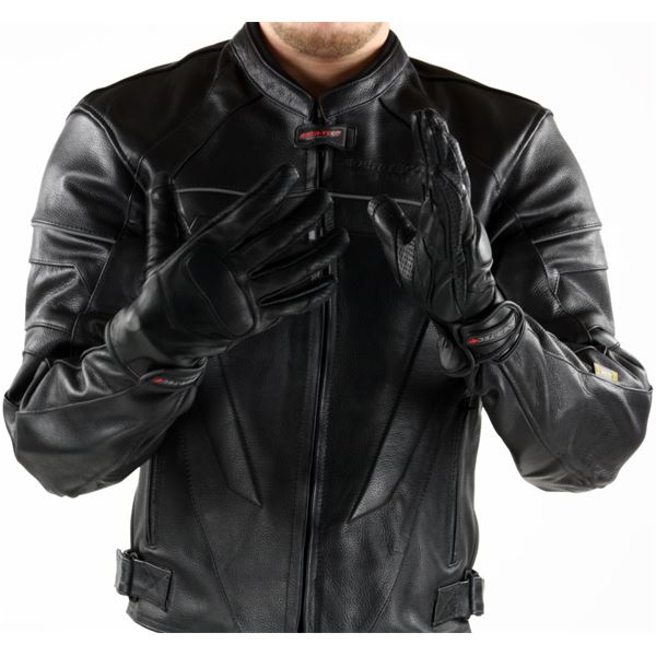 Gants moto-scooter été/demi-saison noir City RIDER-TEC Taille L
