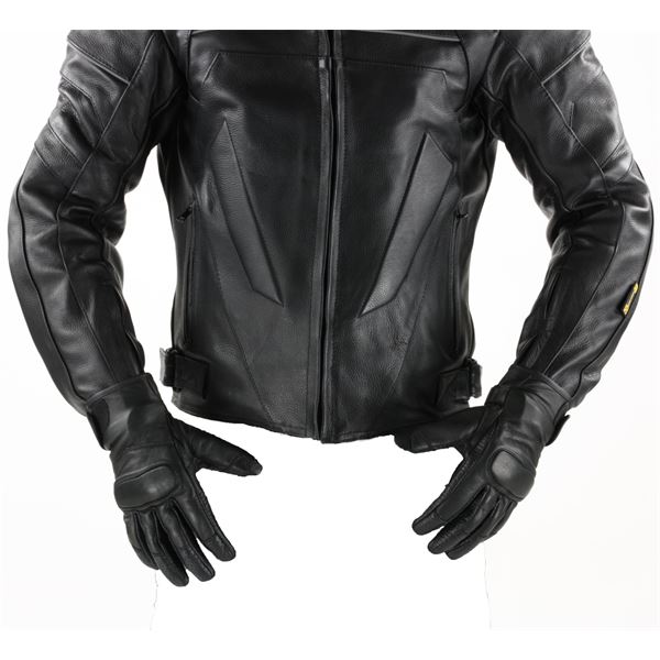 Gants moto-scooter été/demi-saison noir City RIDER-TEC Taille L