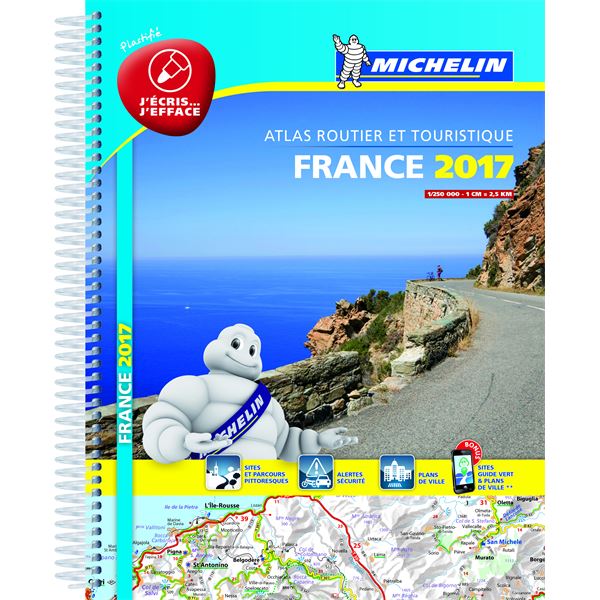 Atlas routier plastifié France 2017