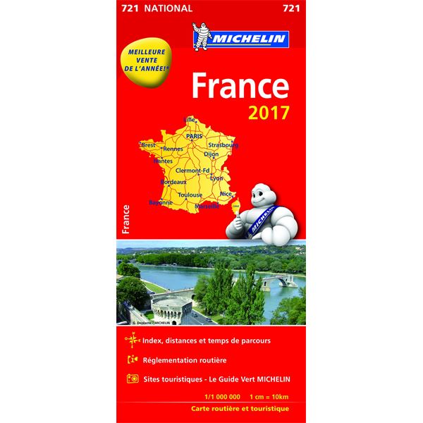 Carte de France 2017 MICHELIN