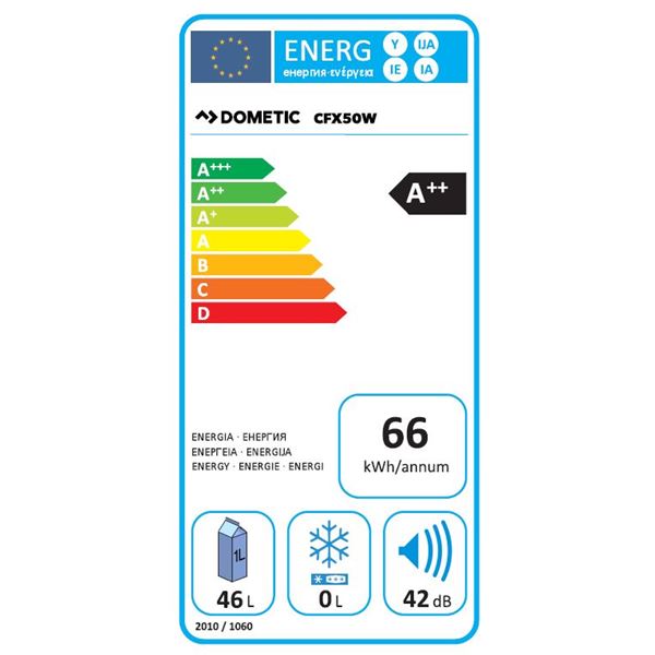 Réfrigérateur à compression 12/24/230 volts 46L DOMETIC Coolfreeze CFX50 A++