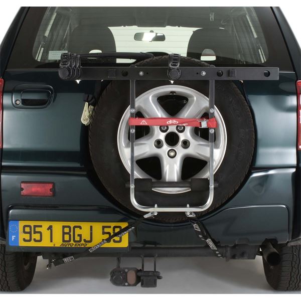 Porte-vélos sur roue de secours 4x4 Mottez - 3 vélos
