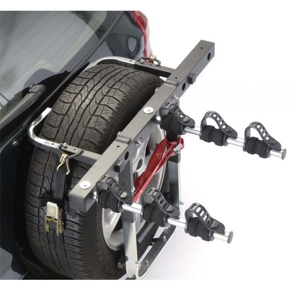 Porte-vélos sur roue de secours 4x4 Mottez - 3 vélos