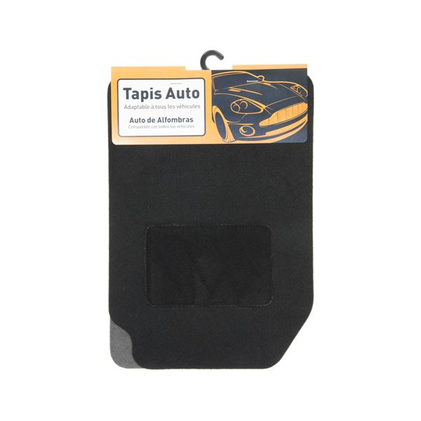 2 tapis de voiture moquette universels ECO