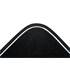4 tapis de voiture moquette universels ganse bicolore blanche