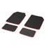 4 tapis de voiture moquette universels Aston rouge