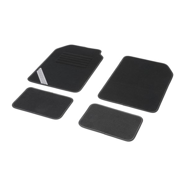 4 tapis de voiture moquette universels Drive