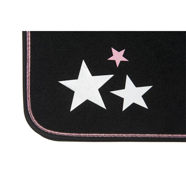 4 tapis de voiture moquette universels Glams paillette