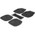4 tapis de voiture PVC universels All Roads bac
