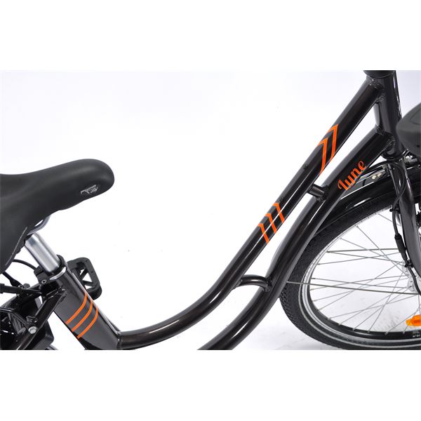 Vélo ville électrique femme Feu Vert Lyne taille 40 (S) Marron