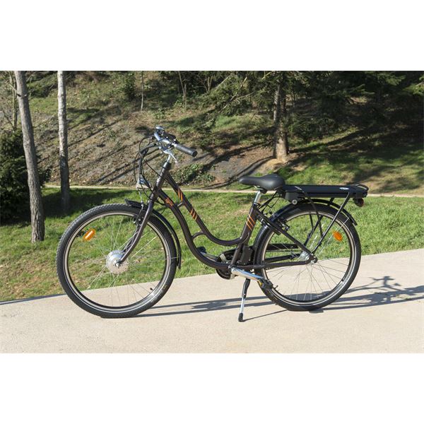 Vélo ville électrique femme Feu Vert Lyne taille 40 (S) Marron