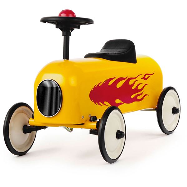 Porteur Racer flamme jaune Baghera