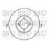 1 disque de frein avant Quinton Hazell BDC3234