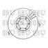 1 disque de frein avant Quinton Hazell BDC3243