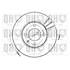 1 disque de frein avant Quinton Hazell BDC3309