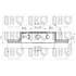 1 disque de frein avant Quinton Hazell BDC3444