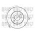 1 disque de frein avant Quinton Hazell BDC3449