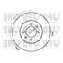 1 disque de frein avant Quinton Hazell BDC3470