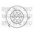 1 disque de frein avant Quinton Hazell BDC3481