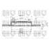 1 disque de frein avant Quinton Hazell BDC3505