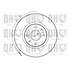 1 disque de frein avant Quinton Hazell BDC3511